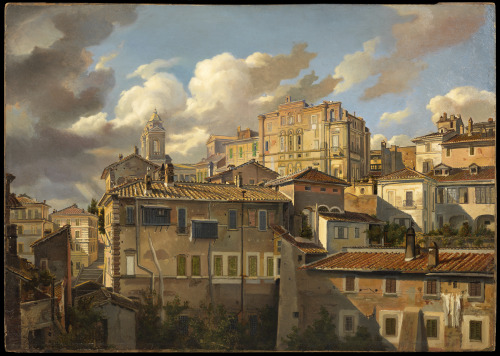 View of Pincio and Palazzo Zuccari, RomeEugen Napoleon Neureuther (German; 1806–1882)ca. 1836–37Oil 