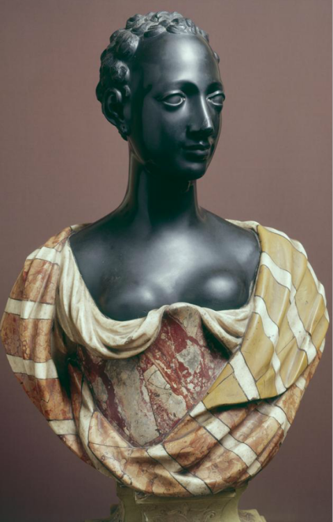 medievalpoc:  2014 Best of Medievalpoc: Portrait Busts Head of a Frowning Black Man;
