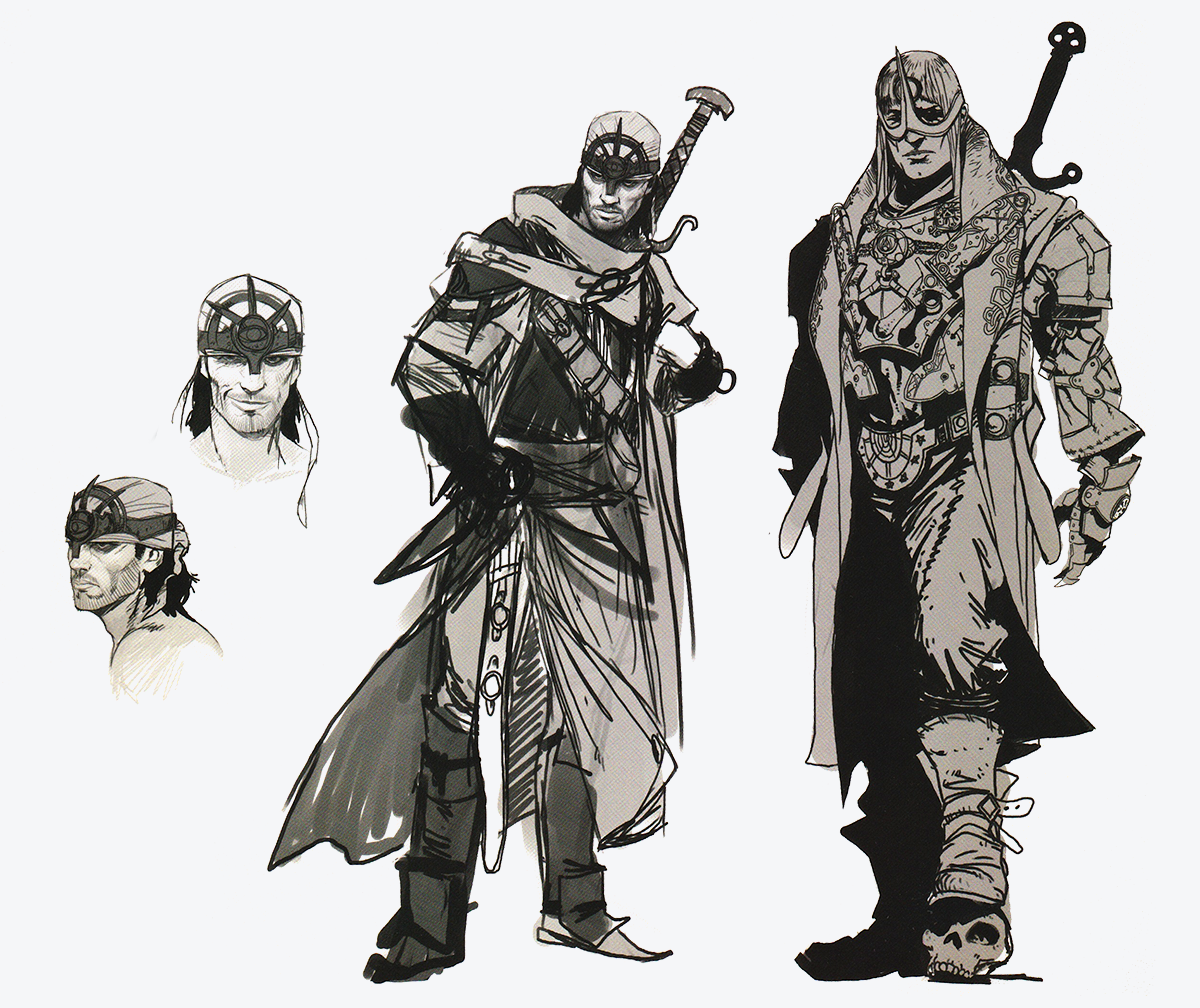 hostagesandsnacks:  The Inquisitor concept art in The Art of Dragon Age: Inquisition