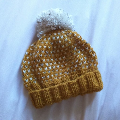 knittingfromthevoid:i finished this hat earlier and i’m so proud of it i can’t wait to make more