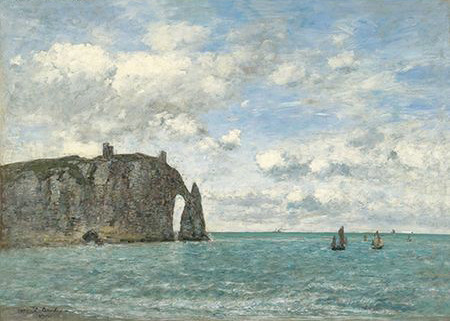 nevver:  Painters of the cliffs of Étretat 