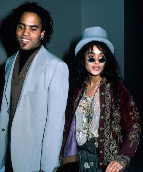 vintageeveryday:Beautiful photos of Lisa Bonet and her husband Lenny Kravitz during their marriage.O