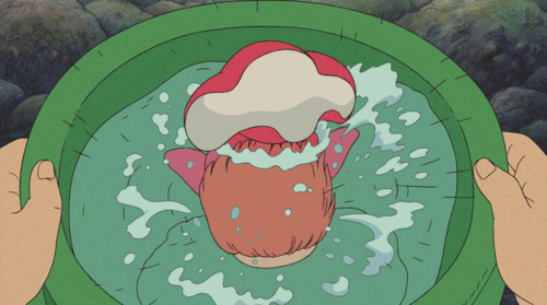 Ponyo’s optional GIFs for Ghibli Card.