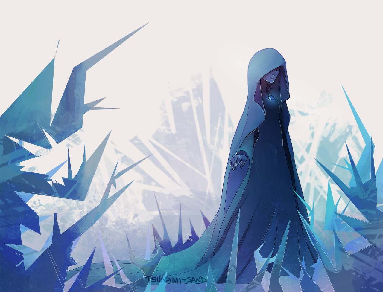 tsunami-sand:    Blue Diamond (with ice powers)   