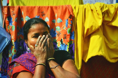 Usha Di, Our Help And The Colors She Exquisitely Handles.