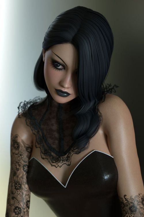 senseorsensuality:  Beautiful in Black by RGUS 