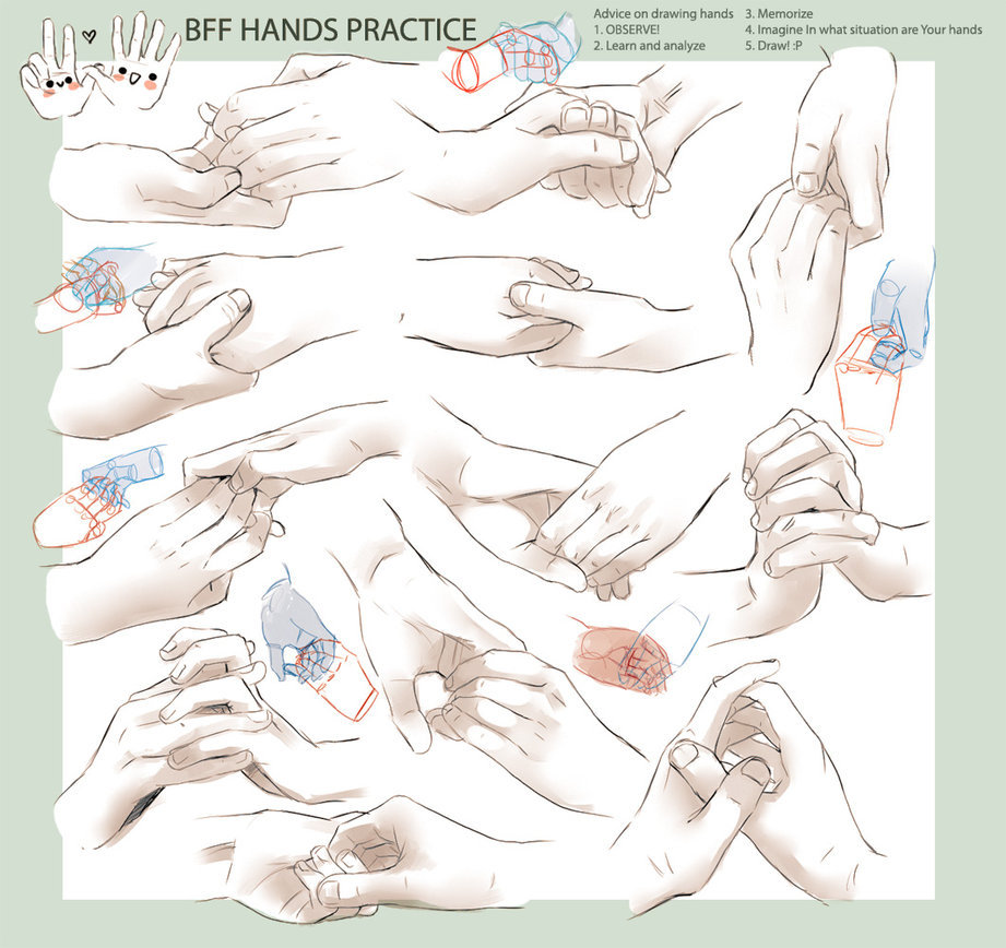 fucktonofanatomyreferences:  A mouth-watering fuck-ton of hand references. [From