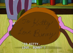 egkardios:  closet-keys:   Anyone else remember the episode of Courage the Cowardly Dog about a lesbian bunny who escapes her abusive boyfriend and rides off into the night on a train with the love of her life?  HAROLD 