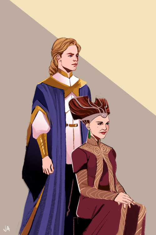 grassprint:if anakin and padme had raised the twins