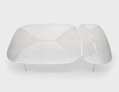 leibal: Collate is a minimalist coffee table created by Los Angeles-based designer Alex Brokamp. The