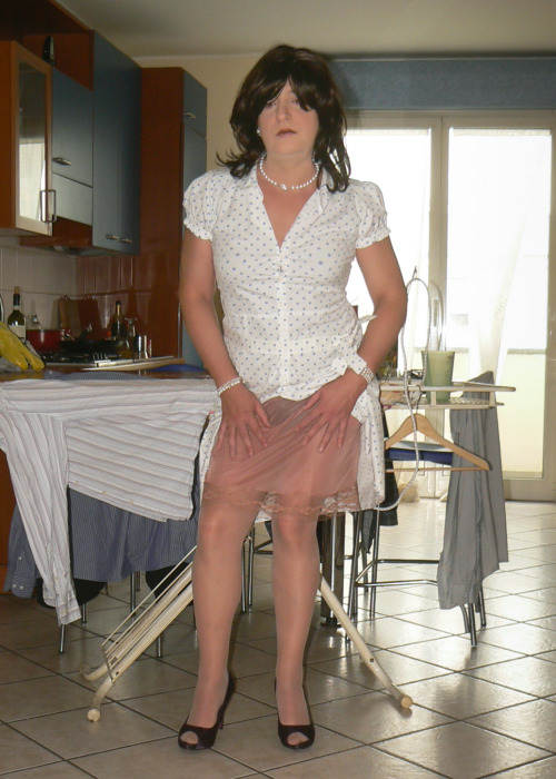 me, ironing tgirl 14I think many people would like to have a “housewife” tgirl … 