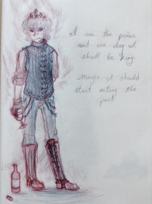 skitch-sketch: I got a red/blue double-ended pencil at school which I’ve used to do in-class doodle