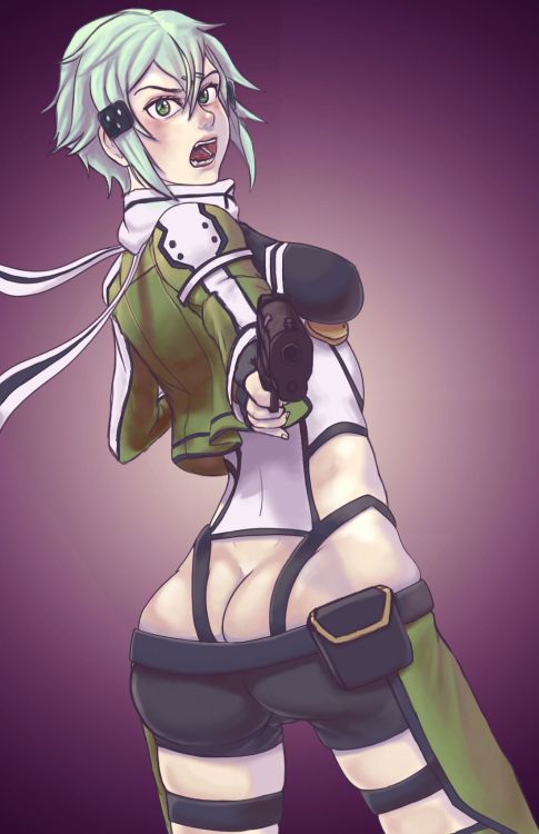 Shinon From Sword Art Online II, You can get the print here. I scaled it down for this one, original is 3x bigger… Anyway, this was practice for Artcorgi, I should get some more samples soon. Then i’ll offer some colored work.