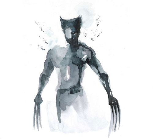 XXX jedavu:  Watercolor Superheroes With Big photo