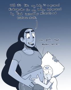 I&hellip; I mean, you know they’re just foreign, right? They’re not dumb or anything. Actually, they seem pretty smart. And the way gems reproduce is really almost identical to humans, just on a larger scale. (P.S. I know you’re wondering why Connie