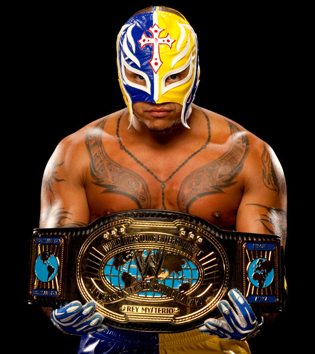 fishbulbsuplex:  WWE Intercontinental Champion Rey Mysterio