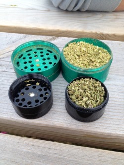 cummabis:  Green grinder=lemon kush Black