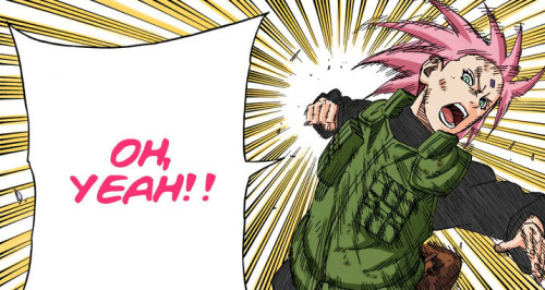 Sakura Haruno throwing Shuriken PNG Image