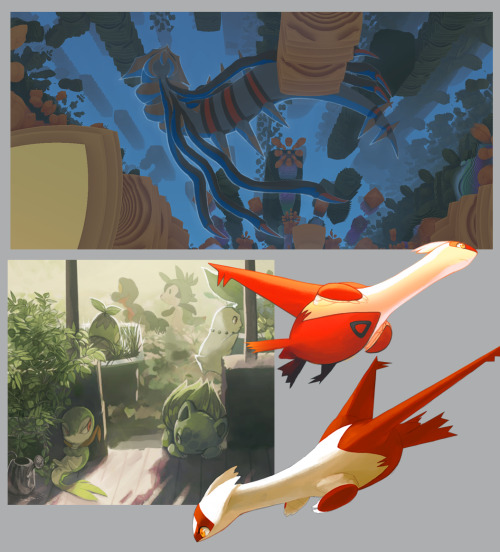 preoprix:Cleaning up my WIP folders, and made a separate sketch dump of semi-old Pokémon art I never