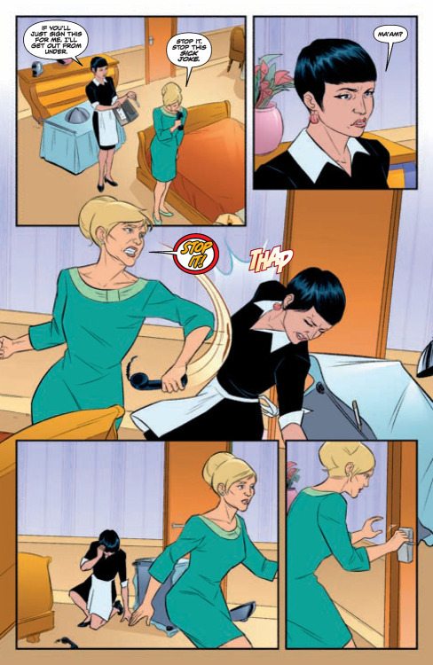 yasminliang:  Preview pages for Steed and Mrs. Peel #5 have gone up on Comicosity and iFanboy! Issue #5 is out this Wednesday. 