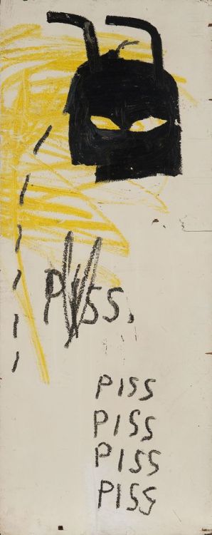 thunderstruck9: Jean-Michel Basquiat (American, 1960-1988), Untitled (Piss Piss Piss Piss), 1982-83.