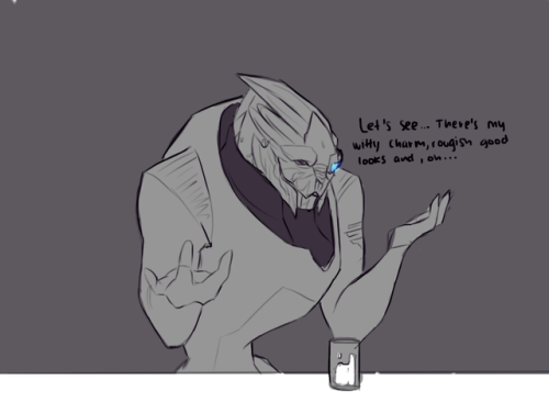 vakarian-shepard:  stormcallart:  Inspired by the text post here in which Garrus shows off. Last panel is my absolute favorite.   !!!!!!!!!!!!!!! 