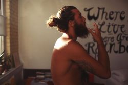 beardsandponytails:  Smoking dude’s grandest