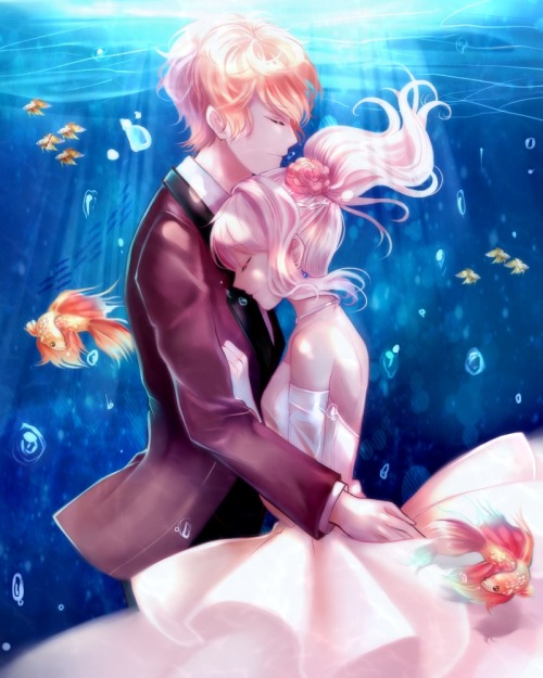 Diabolik Lovers ~Haunted dark bridal~ -  Komori Yui &amp; Sakamaki Shuu