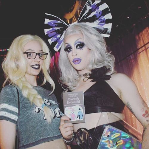 the half baked Beetlejuice herself, @misslailamcqueen and the handbook for the recently deceased tha