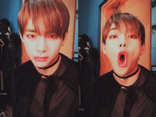 wearebangtanboys: [BTS Twitter Update] [29.10.2015] V’s tweet 와줘서 고마워요 Thank you for coming cr: @