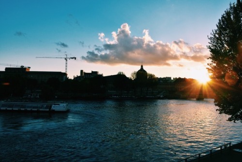 Paris sunset