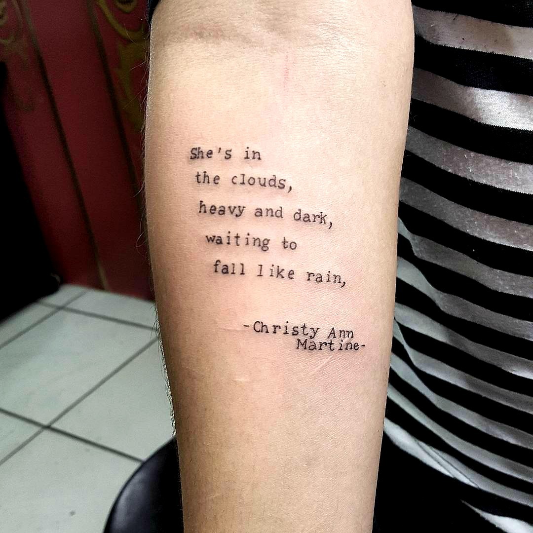 Amazing Quote Tattoos Tumblr