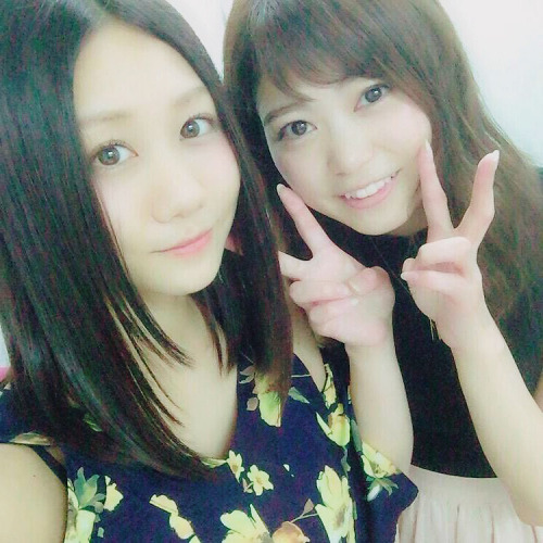 namiyorirobinha: 前田亜美 ‏@ami__maeda0601 20160804　13：41Maeda Ami古畑奈和　Furuhata Nao