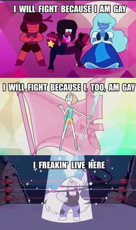 Amethyst: Also I am gay!