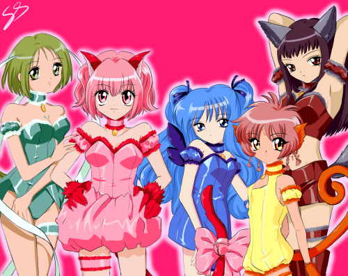 Tokyo mew mew prototypesDid my best to fill in the gaps and color it like the anime. Their skin tone