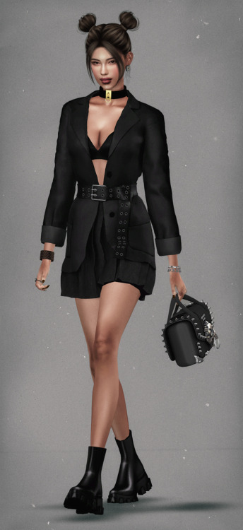 eunosims:Jacket &amp; Pleats Skirt SET Download (Early Access) April 12 Release  public