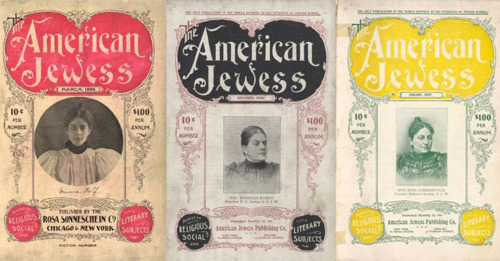 jewishbooks:The Pioneers, America’s first literary society for Jewish women, met for the first