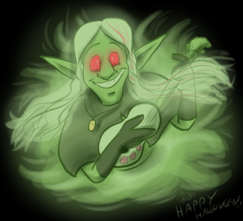 courtofrosescomic:  IT’S SPOOKY TIME HAVE A GHOST MERLOW   I wanna do the others Spooky-l