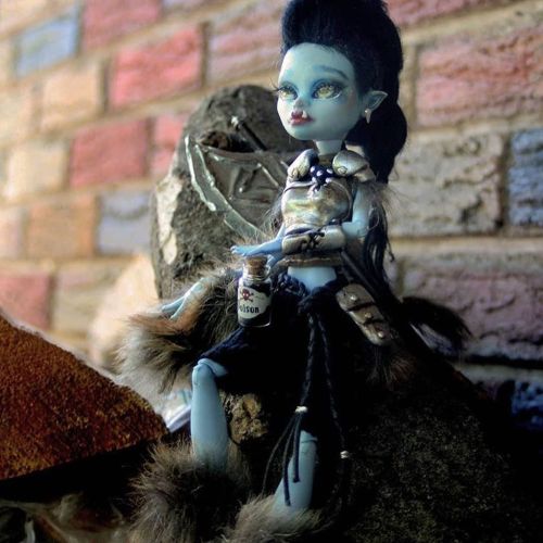 Made for the Retro Dolls US Ren Faire Master Swap Monster High by @sarahemakesart featuring Retro Do