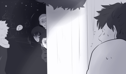 k-a-r-o-1221:  Karasuno wouldn’t let Hinata go anywhere alone when it’s dark… last one is bonus… srsly don’t mess with them 