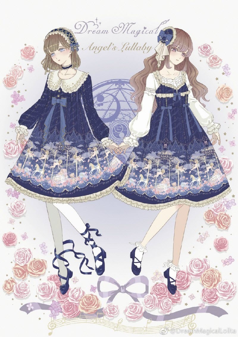 lolita-wardrobe:  UPDATE: Dream Magical 【-Angel’s Lullaby-】 Series #Leftovers◆