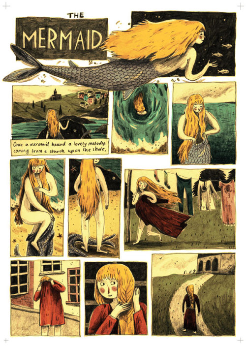 brionymaysmith: Finished my Cornish fairy tale project! Based on the story of the Mermaid of Zennor.