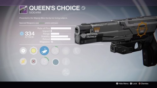 Queen’s ChoiceSidearmMore information on this gun 
