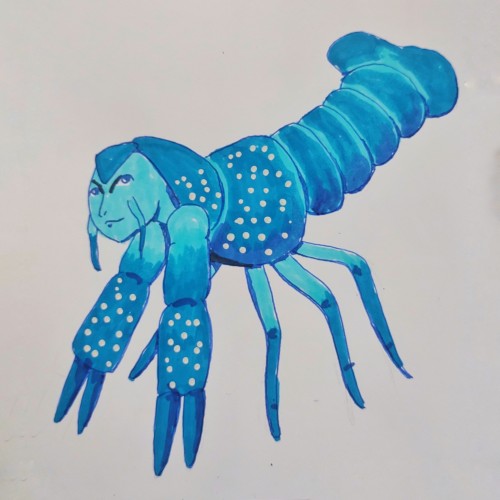 MerMay Day 7. Blue Lobster