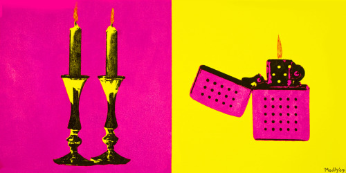supportjewishart:“Ritual Objects” 2009. Pop art by Yitzchok Moully