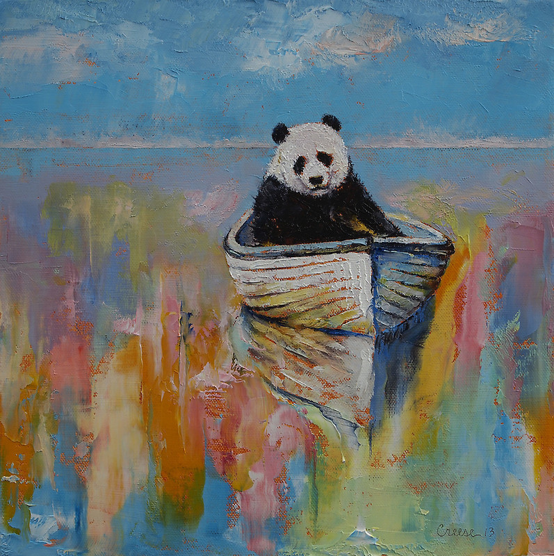 creese:  Michael Creese, Watercolors (2013), oil on canvas. 