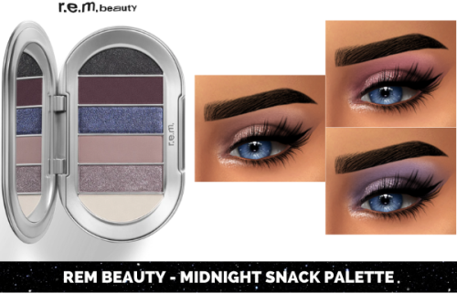                             REM BEAUTY - PALETTE COLLECTION Eyeshadows category HQ mod compatible   