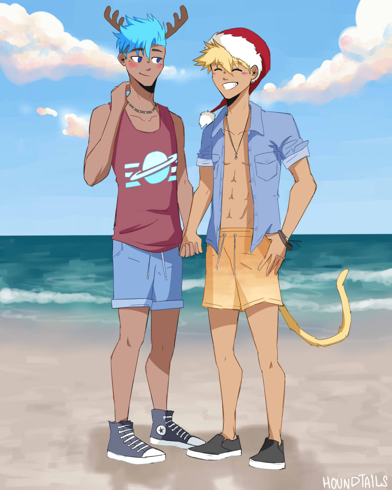 houndtails:if u go to the beach near christmas in australia, u see interesting things.