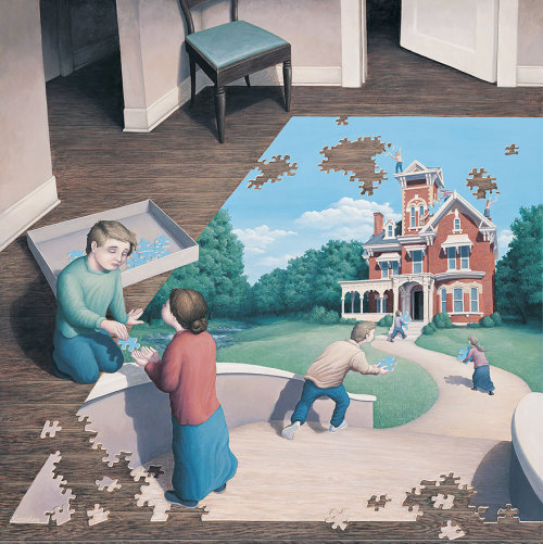 Optical Illusion Paintings By Rob Gonsalves