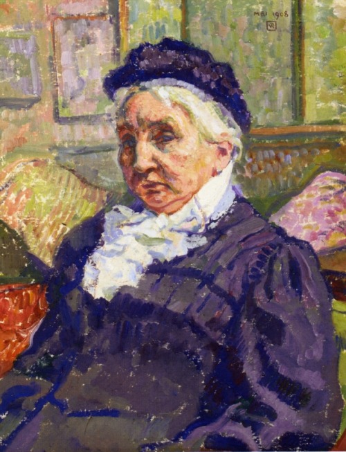 Portrait of Madame Monnon, 1908, Théo van RysselbergheMedium: oil,panelhttps://www.wikiart.org/en/th